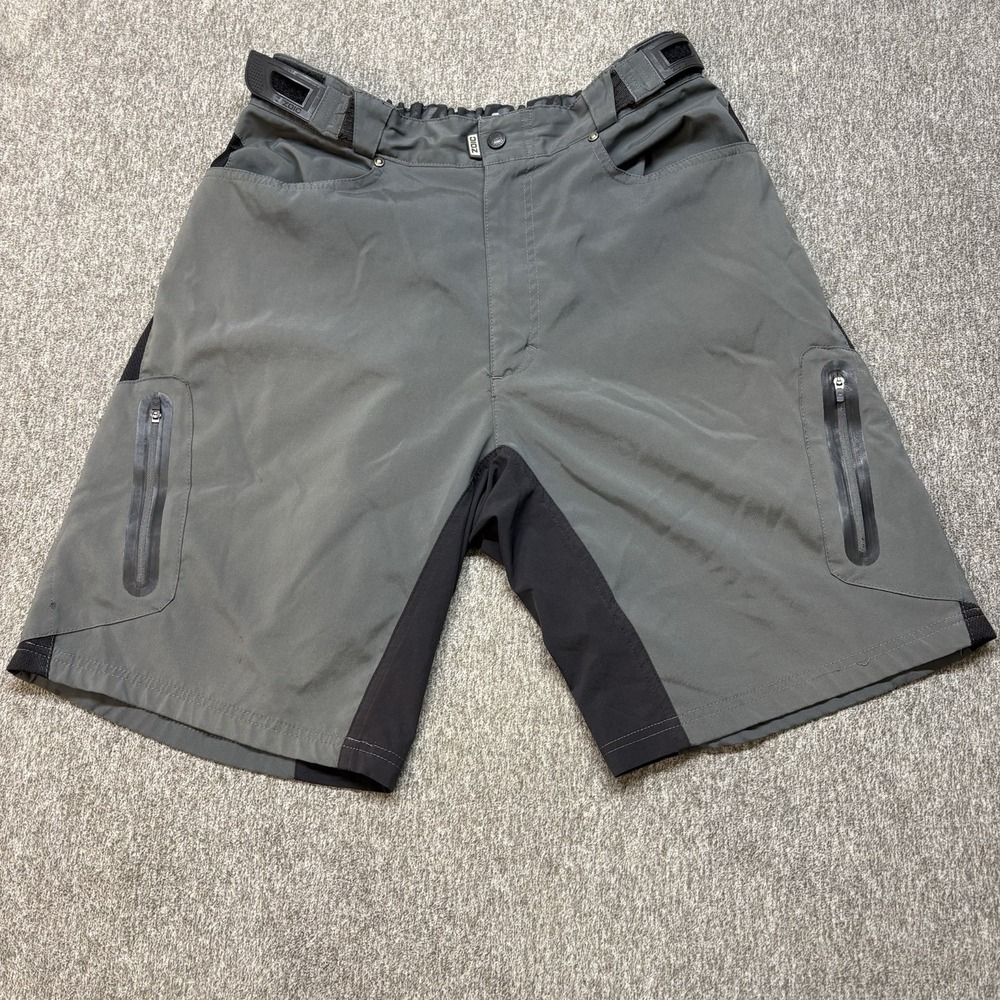 Zoic Ether Cycling Shorts Men's L‎ Mountain Bike Gray Bike